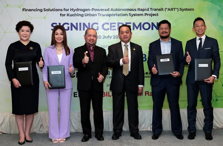 BPMB, UOB, CCB to finance autonomous rapid transit in Kuching