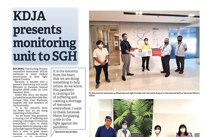  Sarawak Metro CSR contribution to KDJA