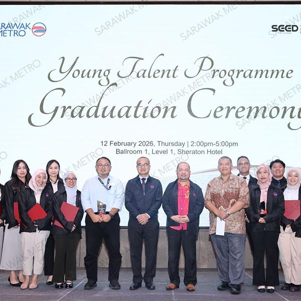 Congratulations to our engineers, who recently completed their apprenticeship under Sarawak Metro’s Young Talent Programme.  We applaud their achievement in reaching the finish line of their two-year journey through their perseverance, commitment, and professionalism.  They continue to be a source of pride for all of us at Sarawak Metro team and together we will realise Sarawak’s aspiration of transforming the public transport system.