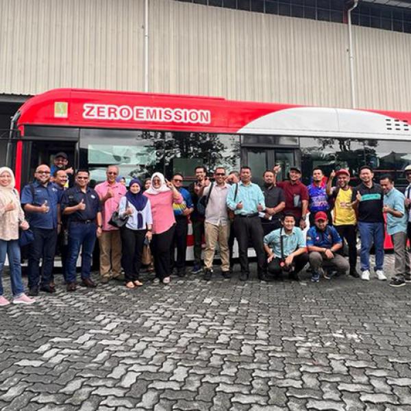 Hydrogen Bus Service for 14th Malaysia Inter Foundation Sports Festival, PESAYA Team Managers Meeting