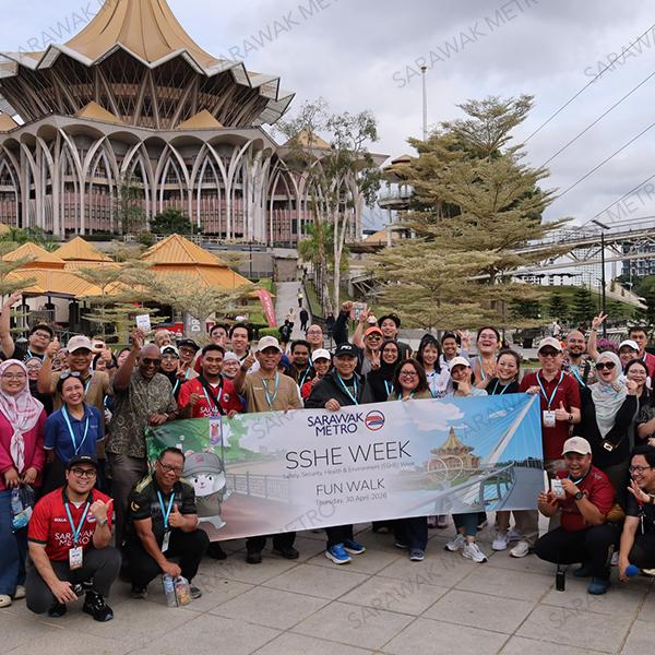 Last week, we had the opportunity to once again hold Sarawak Metro’s Safety, Security, Health & Environment (SSHE) Week. This event is organised annually by our Quality, Security, Safety, Health, Environment & Traffic Management Department to coincide with World OSH Day that is celebrated on 28 April. Among the interesting activities for our SSHE Week this year included a ‘Fun Walk’ as well as talks on integrity and governance in project management, fire emergency response, ergonomics management and scam awareness.  A big THANK YOU to all the invited speakers and to everyone who participated and made this year’s SSHE Week a success. #safetyfirst